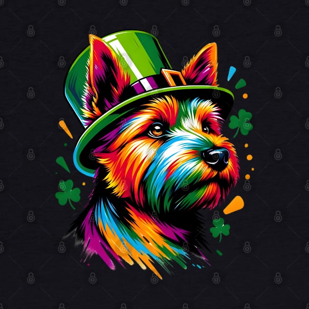 Norwich Terrier in Saint Patrick's Day Celebrations by ArtRUs